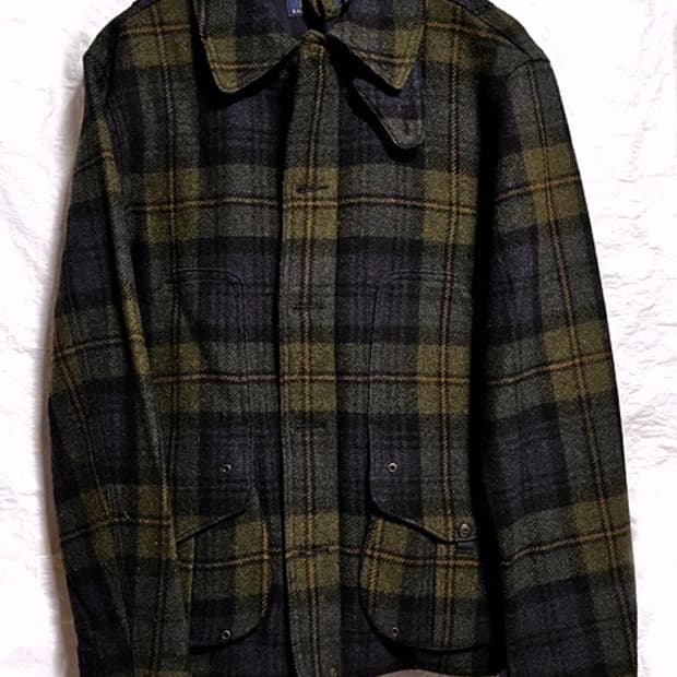 새제품 폴로랄프로렌  울 헌팅 타탄 자켓 큰 M