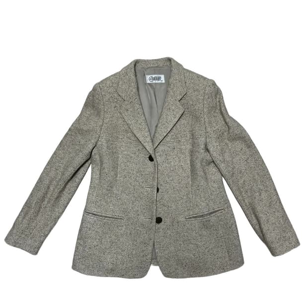 Herringbone beige jacket