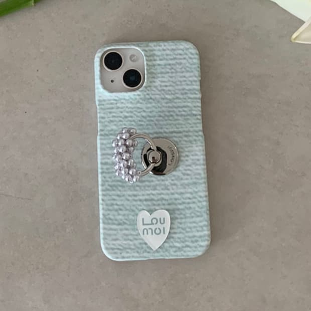 로우모이 그립톡 Loumoi ring tok (Matte silver)