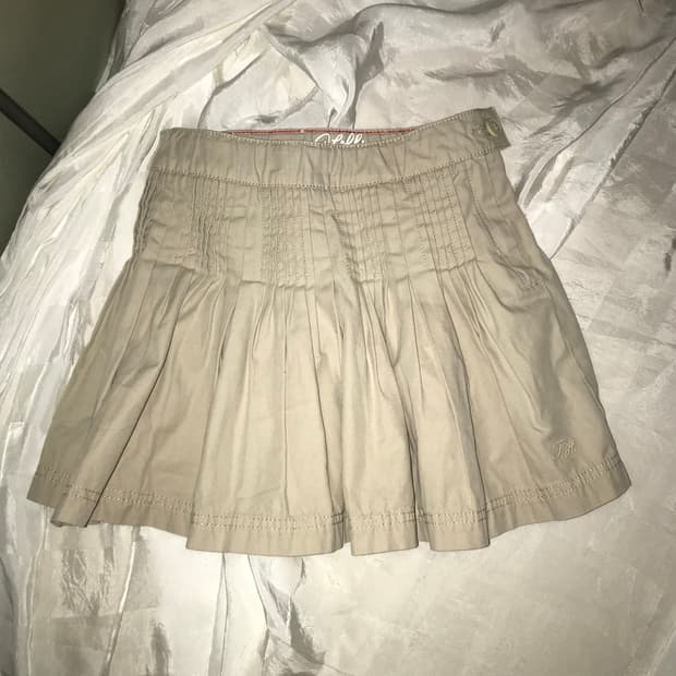 Tommy Hilfiger 타미힐피거 베이지 플리츠 스커트