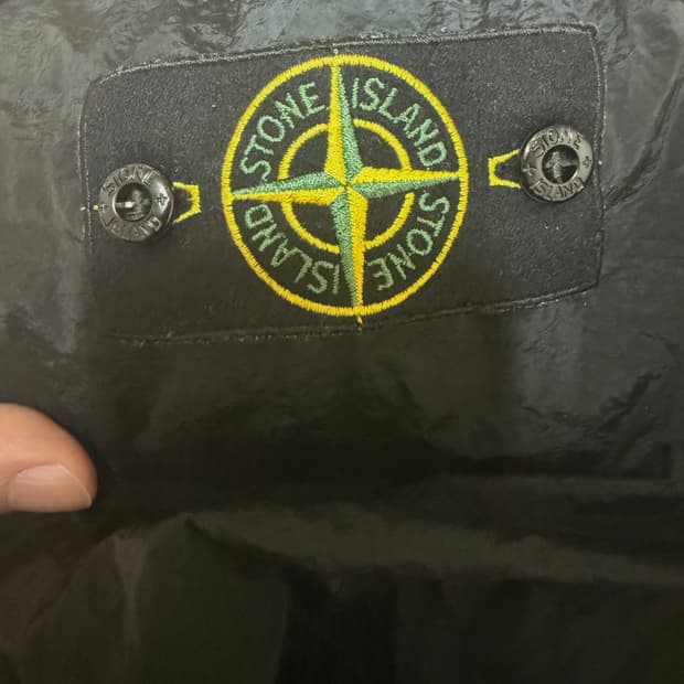 스톤아일랜드 나일론메탈 오버셔츠 블랙 XXL