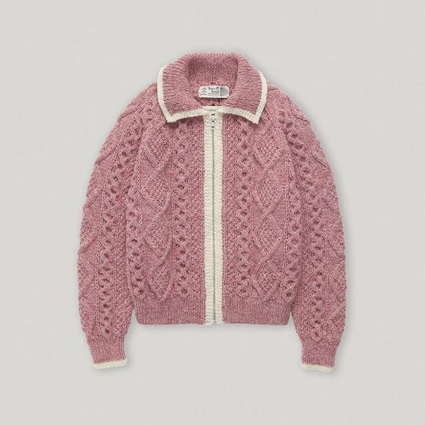 스무드무드 로즈우드 지퍼 가디건 by 아테나디자인