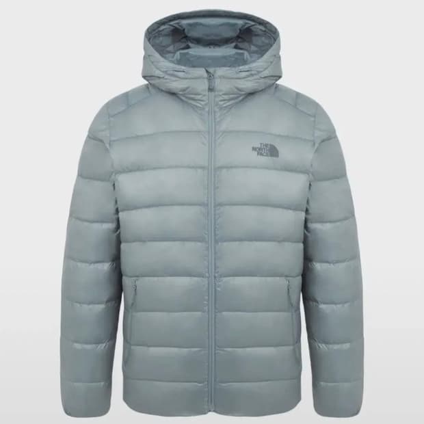 노스페이스 마티에 다운 후디 라이트 그레이 M