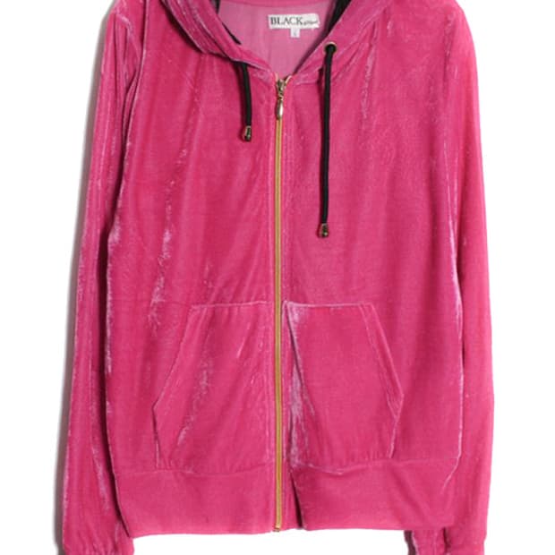 하이틴 y2k velvet hood zipup