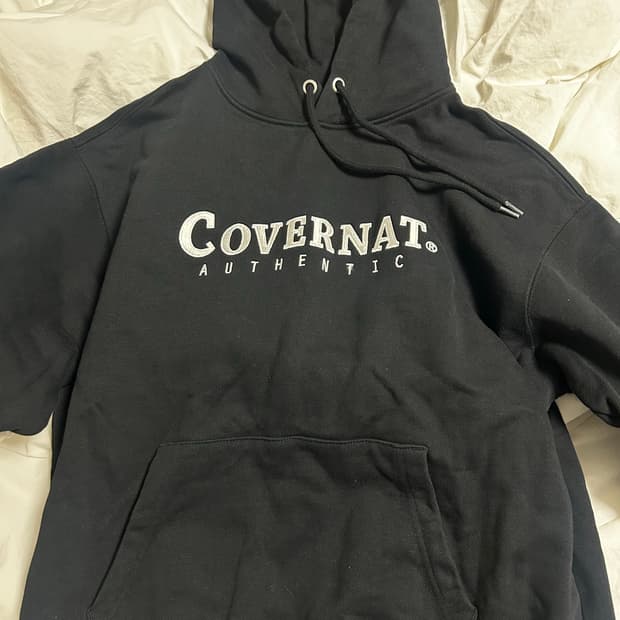 커버낫 후드티 블랙