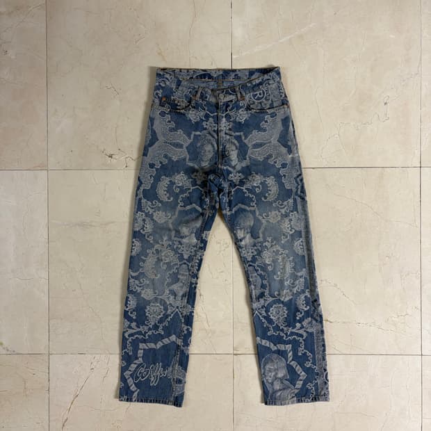 Martine Rose Jacquard Jeans 