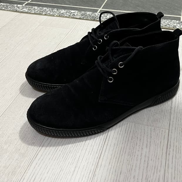 프라다 스포츠의 스웨이드 부츠 스니커즈