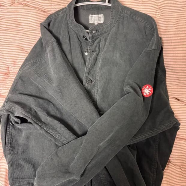 [M] 카브엠트 오버다이 코듀로이 버튼 자켓