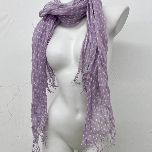 너드모리 도트 머플러 