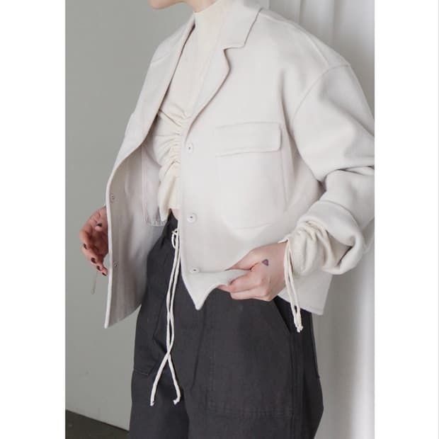 frekle 프레클 handmade pocket short jacket