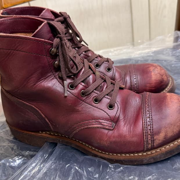 레드윙 8012 아이언레인저 버건디 (Size 7D / 250)