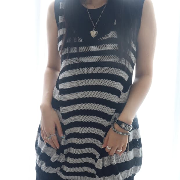 [Hysteric Glamour] Border Knit Dress