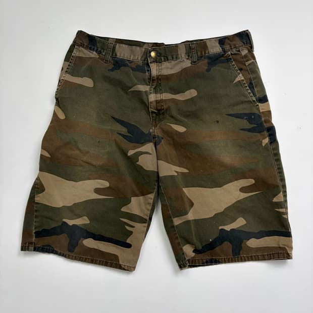 10s Dickies Woodland Camouflage Shorts