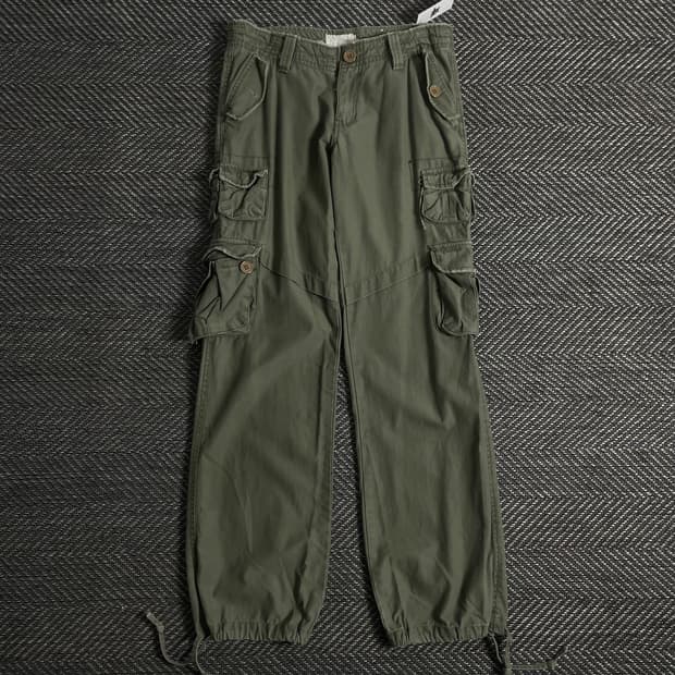 Y2K 빈티지 퍼티그 카고 팬츠o 2911