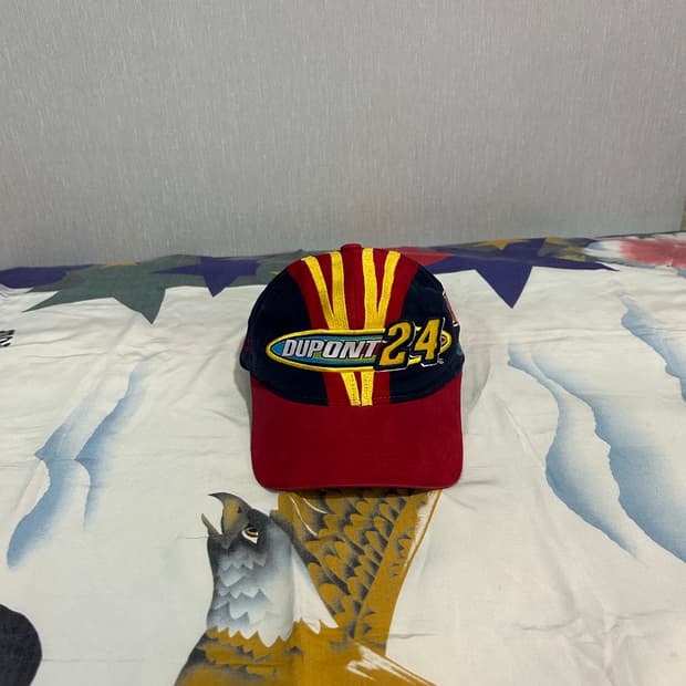 NASCAR 제프고든 듀폰 레이싱 스트랩백 모자