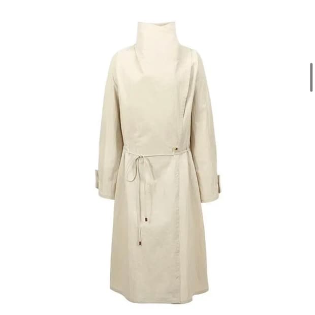 le17 르917 트렌치코트 COWL NECK LONG COAT
