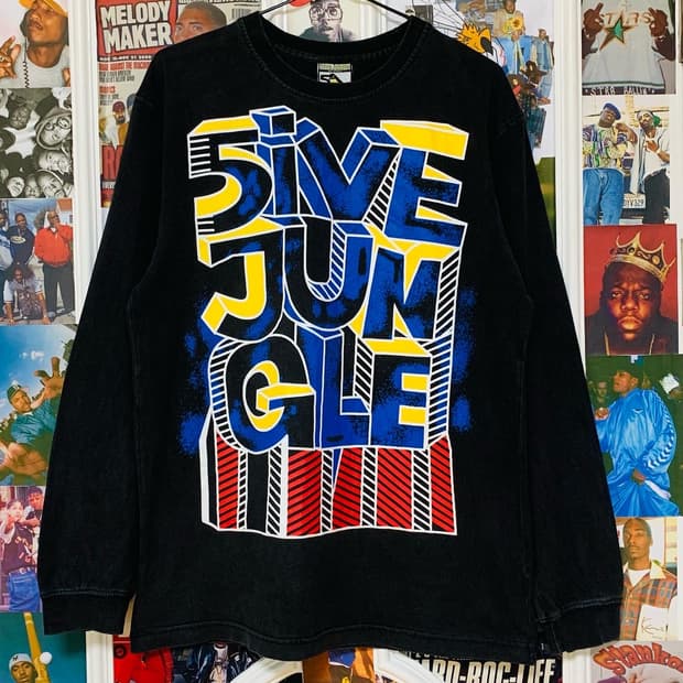 5ive jungle 힙합 롱슬리브