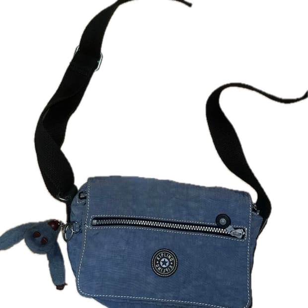 키플링 청 크로스백