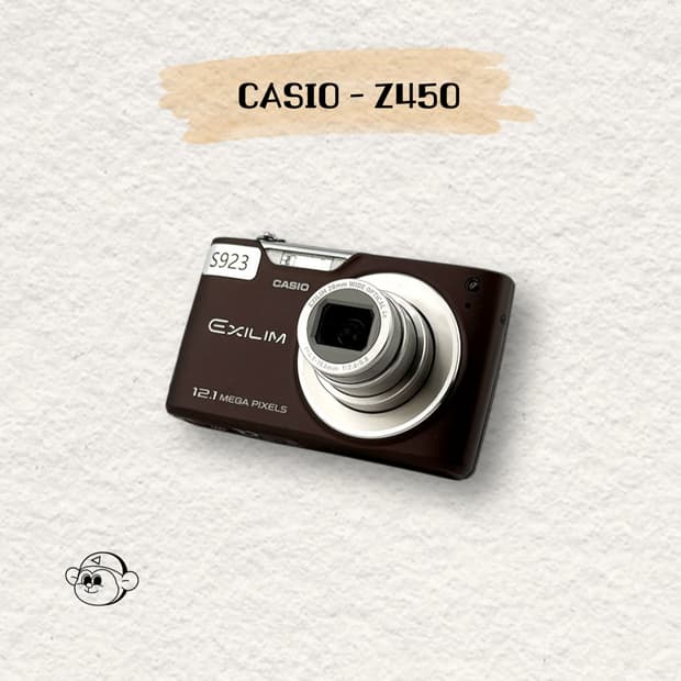 [🌈수채감성] CASIO 카시오 엑슬림 Z450 레트로 디지털 카메라