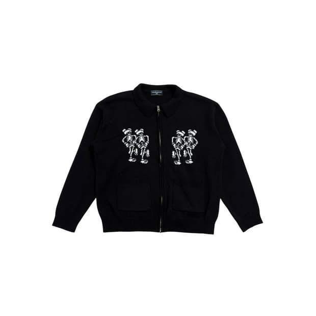 나이스고스트클럽 니트 집업