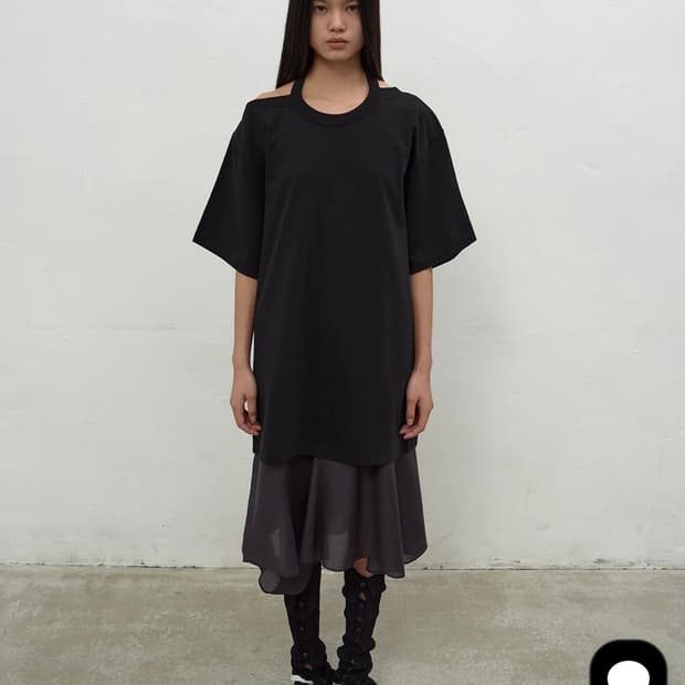LCDC HALTERNECK OVERSIZED T-SHIRT