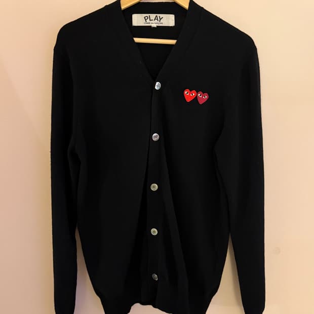 꼼데가르송 더블와펜 가디건