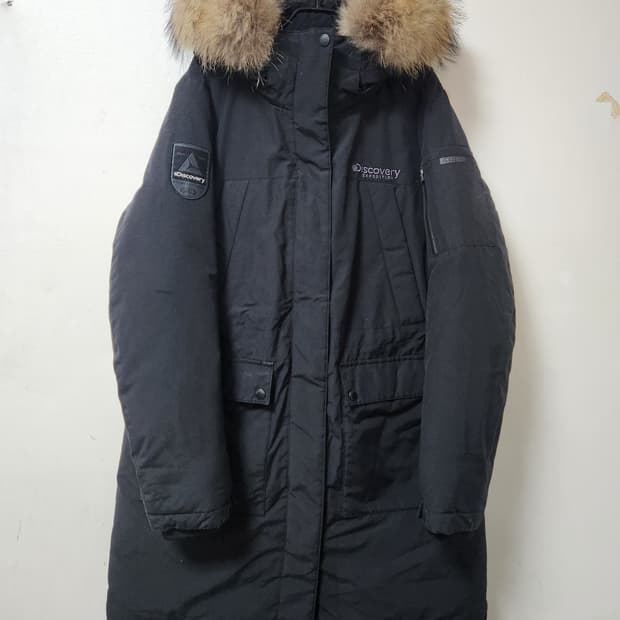 디스커버리 익스페디션 블랙패딩 100