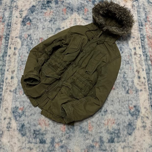 Abercrombie 00s wolcox military jacket