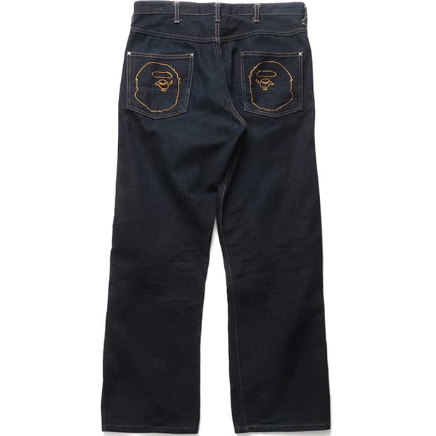 A BATHING APE Ape Head Stitch Pants