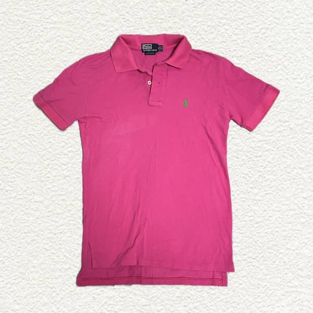 폴로 랄프로렌 핑크 카라티 M