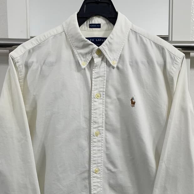 우먼 폴로 옥스포드 셔츠