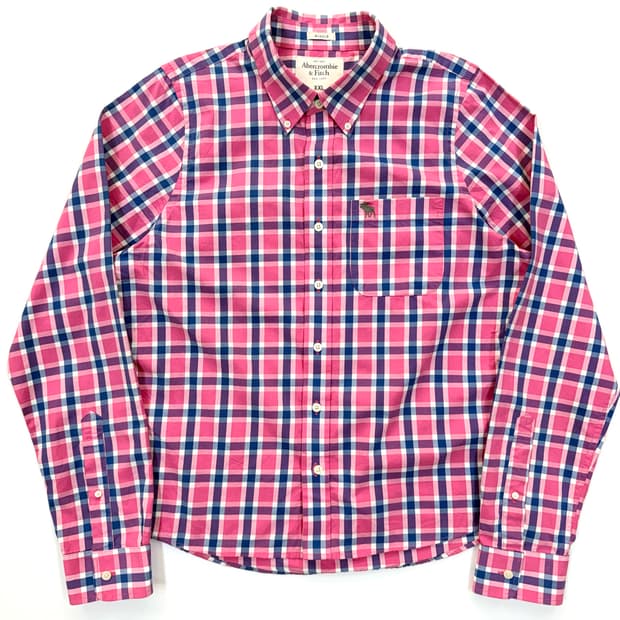 아베크롬비 체크셔츠
