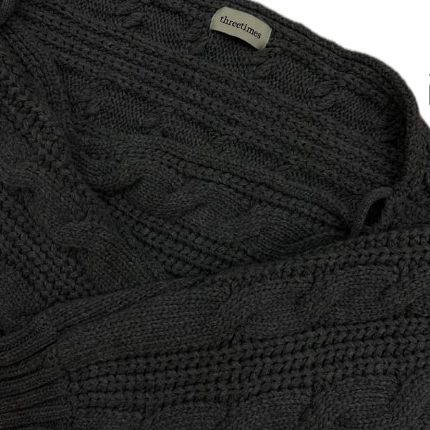 Cable baggy bolero