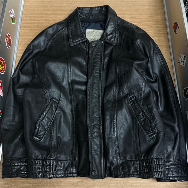 런던포그 양가죽 래더자켓