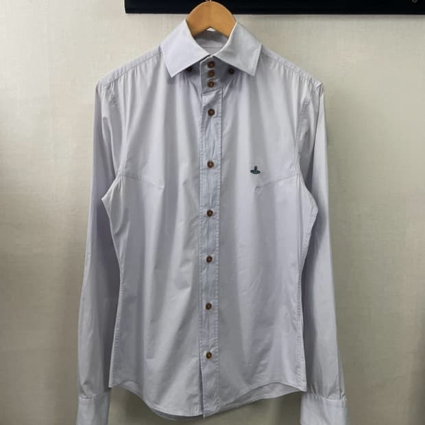 비비안웨스트우드 맨 3button orb logo shirt