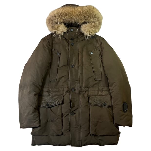 C.P. Company 씨피컴퍼니 렌즈 덕다운 파카