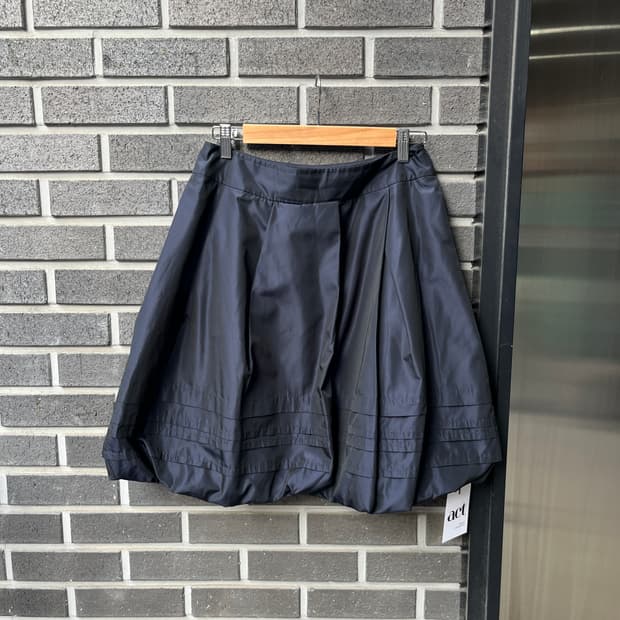 Rene 르네 벌룬 스커트 네이비