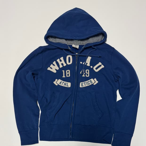 여성 후아유 스펠 아웃 트레이닝 기모 후드집업 M