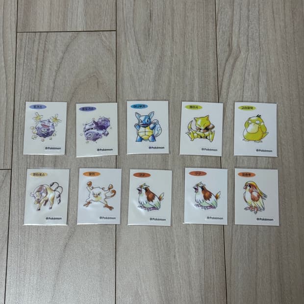 포켓몬 띠부씰 30주년 일괄(10장)