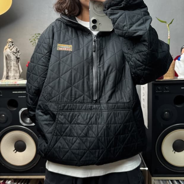 엘엘빈 퀄팅 반집업 아노락