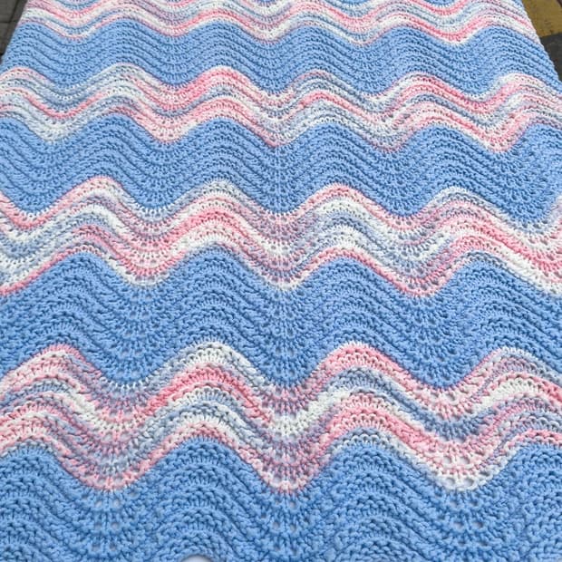 빈티지 소품 USA 크로셰 블랭킷