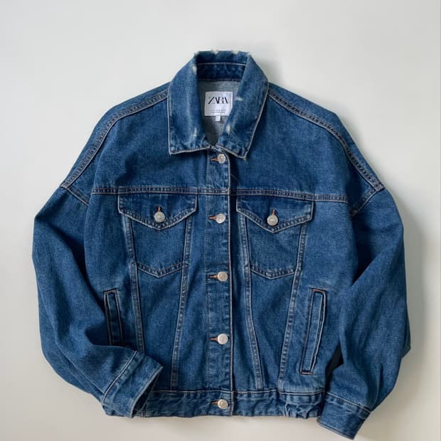 ZARA 데님 자켓