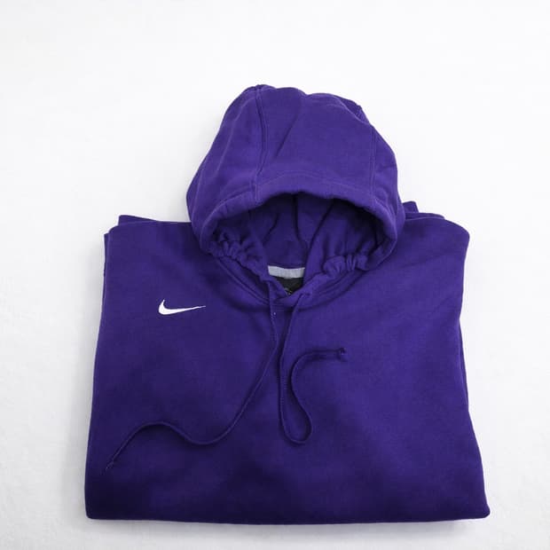 나이키 정품 후드티 2XL / 퍼플 / 스우시 로고 / 기모 후디