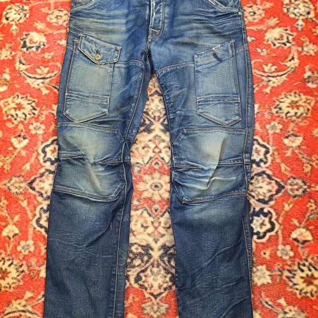 지스타로우(G-Star RAW) 3D 바이커 데님팬츠