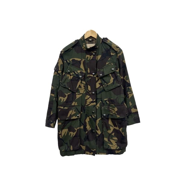 버버리 카모플라쥬 안감 체크 야상 자켓