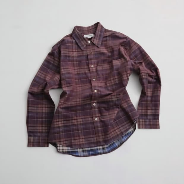 2) 999휴머니티 이지 체크 셔츠 V7