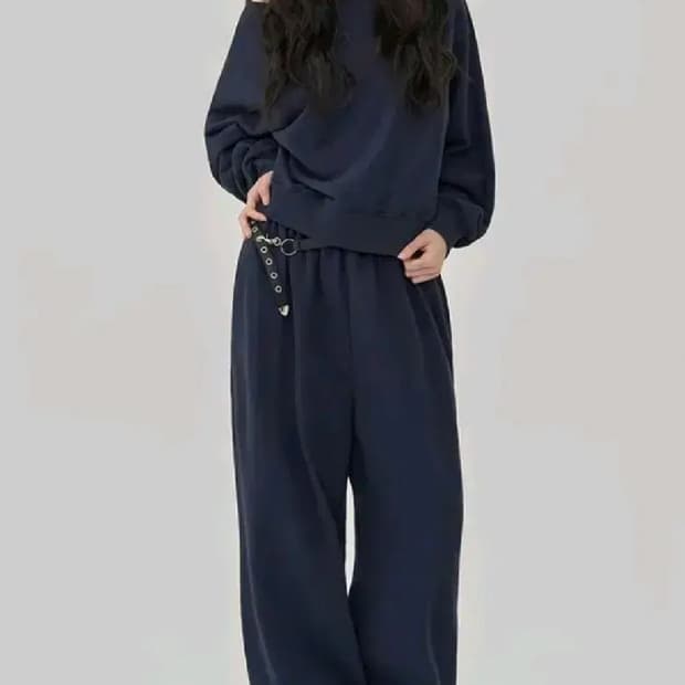 [새상품] (W) 토피우먼 빈티지 워시드 스웻 셋업