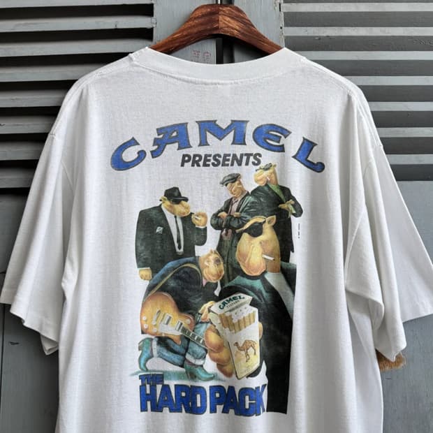 [XL]90's CAMEL USA HARD PACK 티셔츠