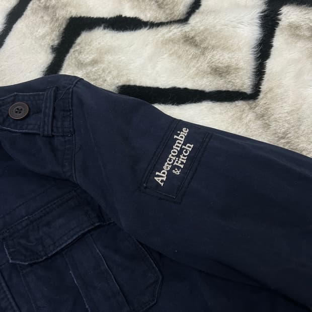 [M]아베크롬비 센티넬 밀리터리 야상/네이비