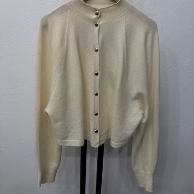 정품) TIME 타임 한섬 24ss 캐시미어100 가디건 90F